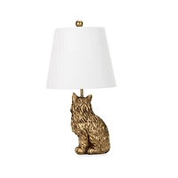 Gold Baxter Cat Table Lamp