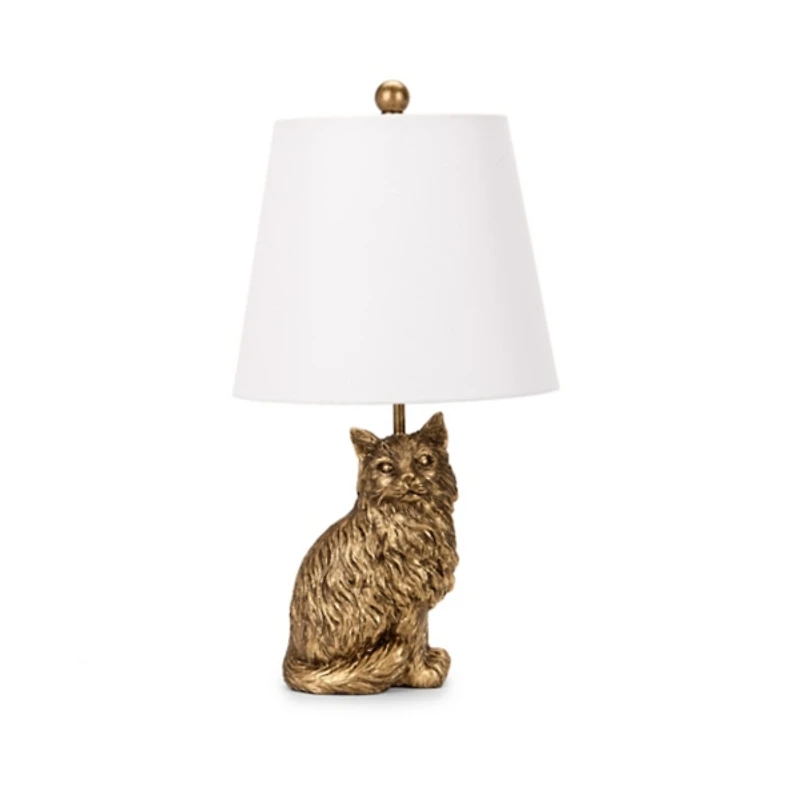 Gold Baxter Cat Table Lamp