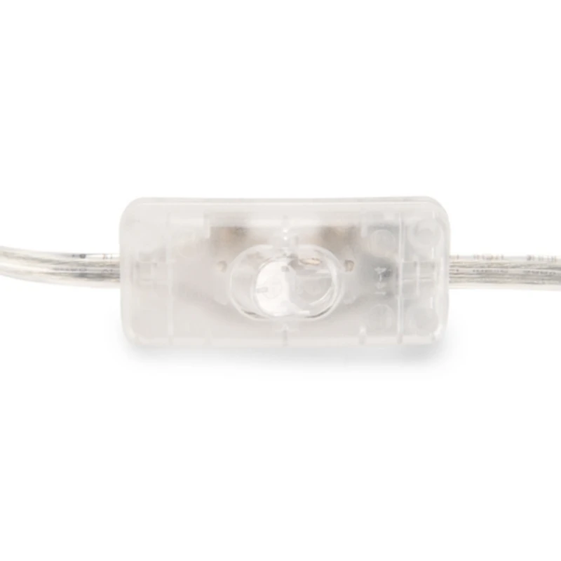 Ribbed Glass Uplight Table Lamp