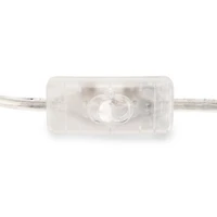 Ribbed Glass Uplight Table Lamp