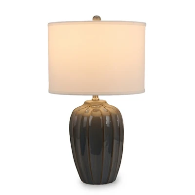 Brook Blue Ceramic Table Lamp