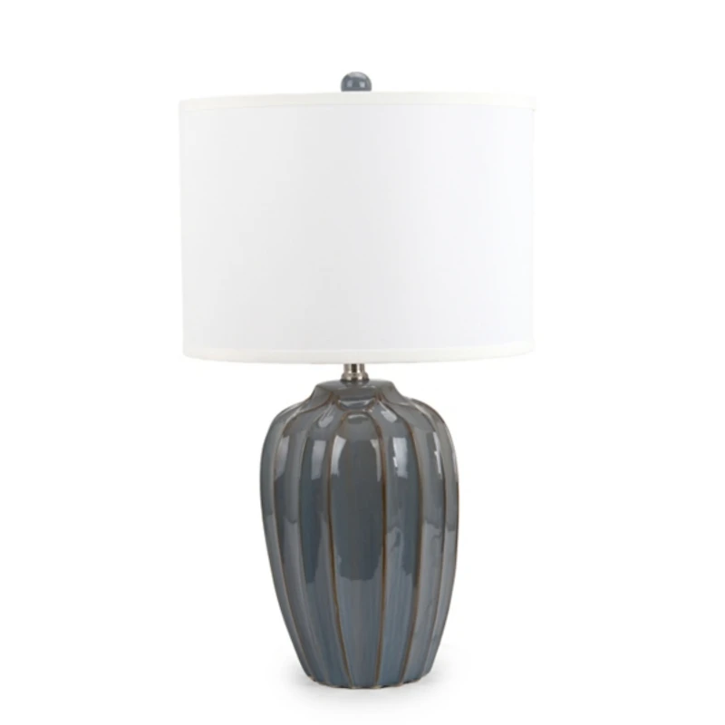 Brook Blue Ceramic Table Lamp