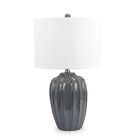 Brook Blue Ceramic Table Lamp