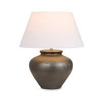 Barney Black Ceramic Table Lamp