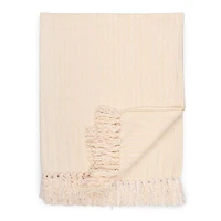 Tonal Ribbed Chenille Throw