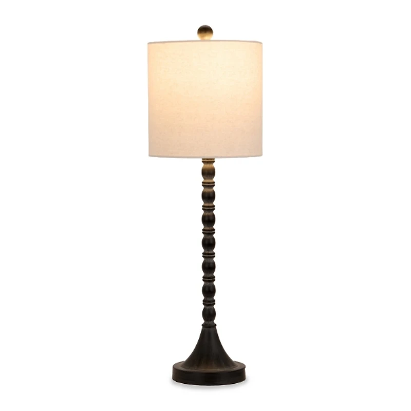 Blake Black Spindle Buffet Lamp
