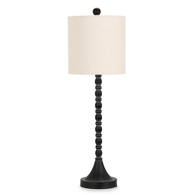 Blake Black Spindle Buffet Lamp