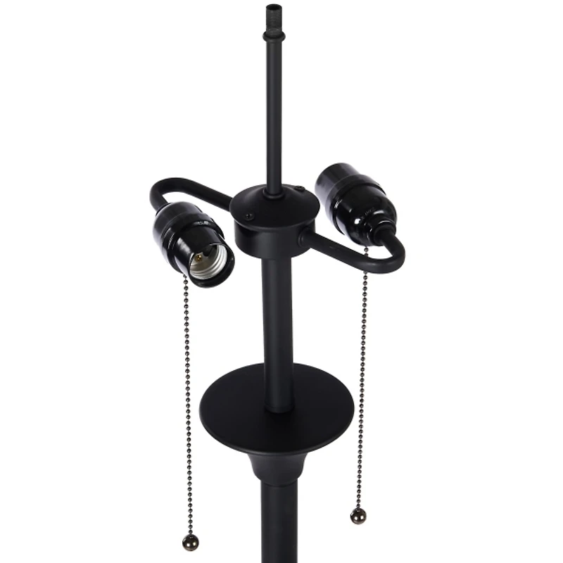 Black Pleated Shape Floor Lamp