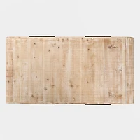 Whitewashed Pasadena Wood Coffee Table