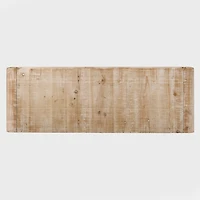 Whitewashed Pasadena Wood Console Table