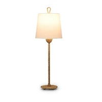Woven Seagrass Base Buffet Lamp
