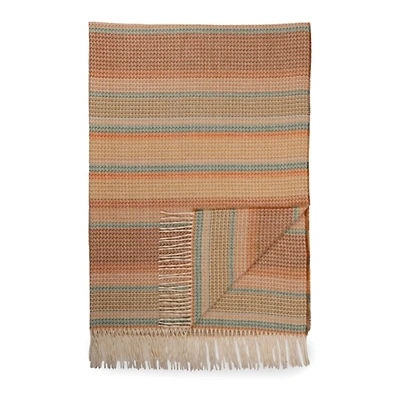 Warm Colorful Stripe Throw