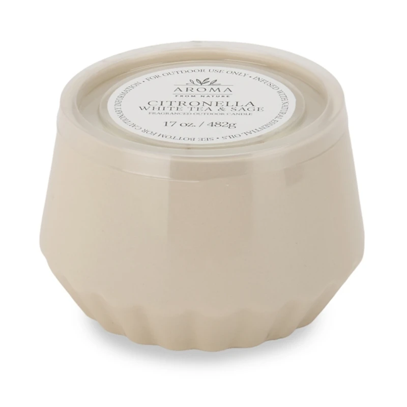 Citronella White Tea & Sage Outdoor Jar Candle