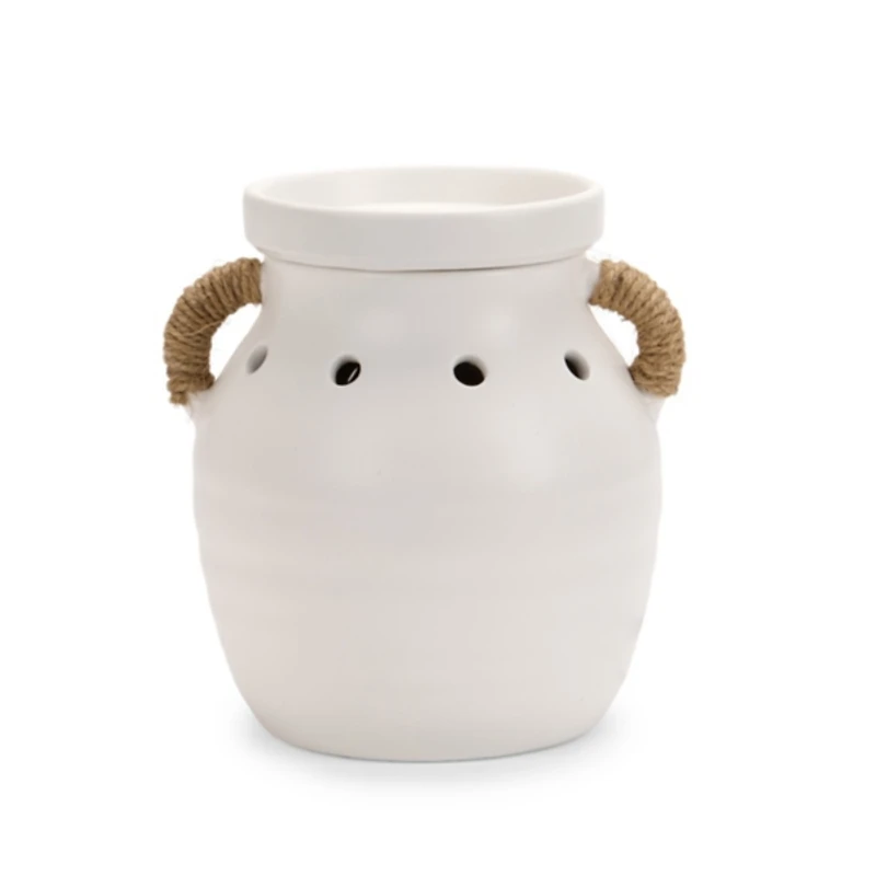 White Ceramic Vase Wax Warmer