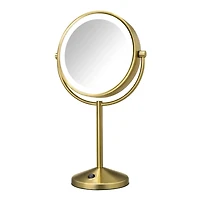 Conair LED Brushed Brass Vanity Mirror