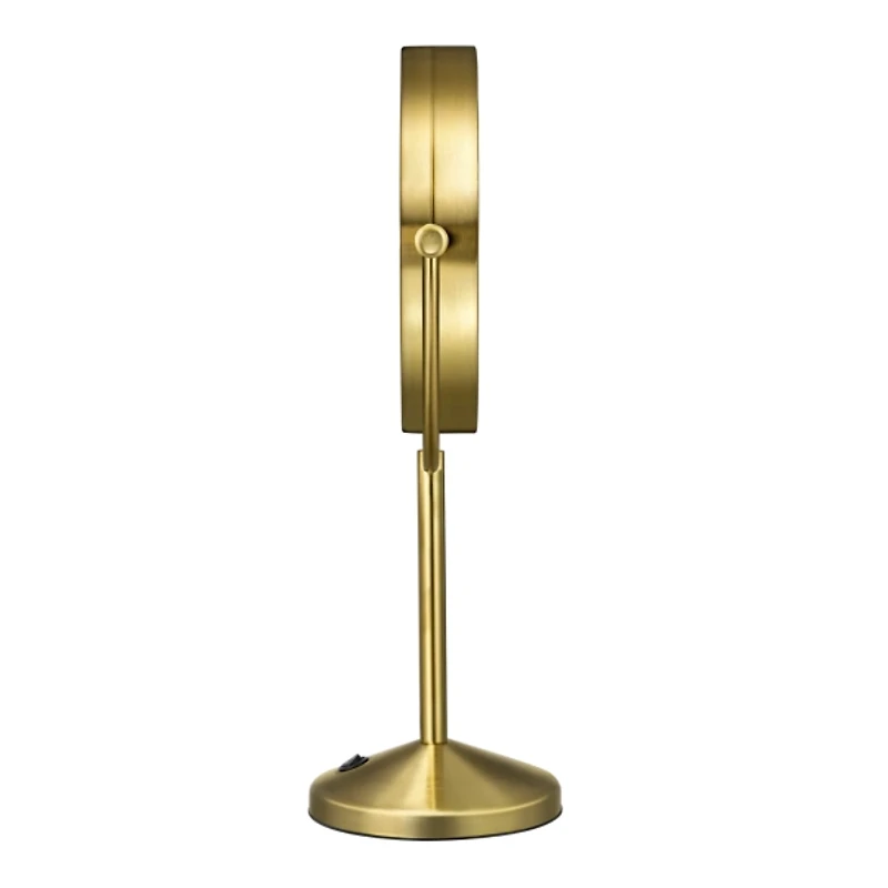 Conair LED Brushed Brass Vanity Mirror