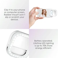 Conair Travel Smart LED Selfie Ring Light