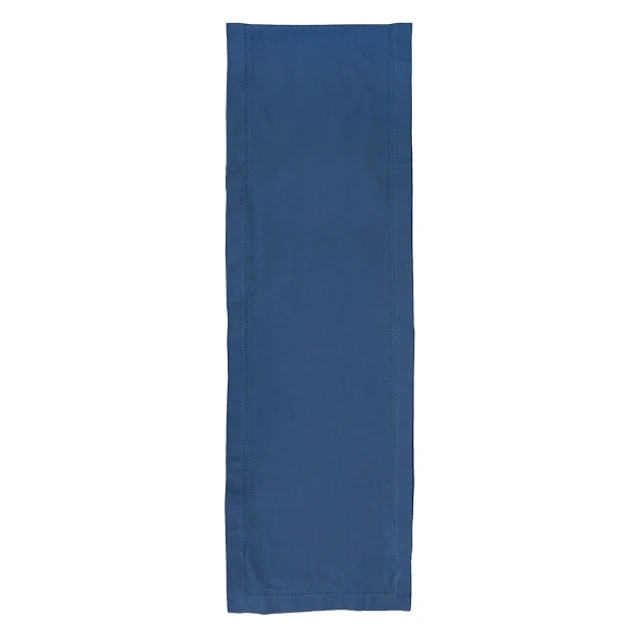 Blue Hemstitch Cotton Table Runner