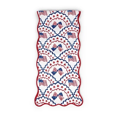Patriotic Bow Table Runner