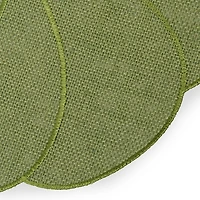 Leaf Green Scalloped Placemat
