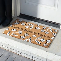 Home Sweet Home Floral Coir Doormat