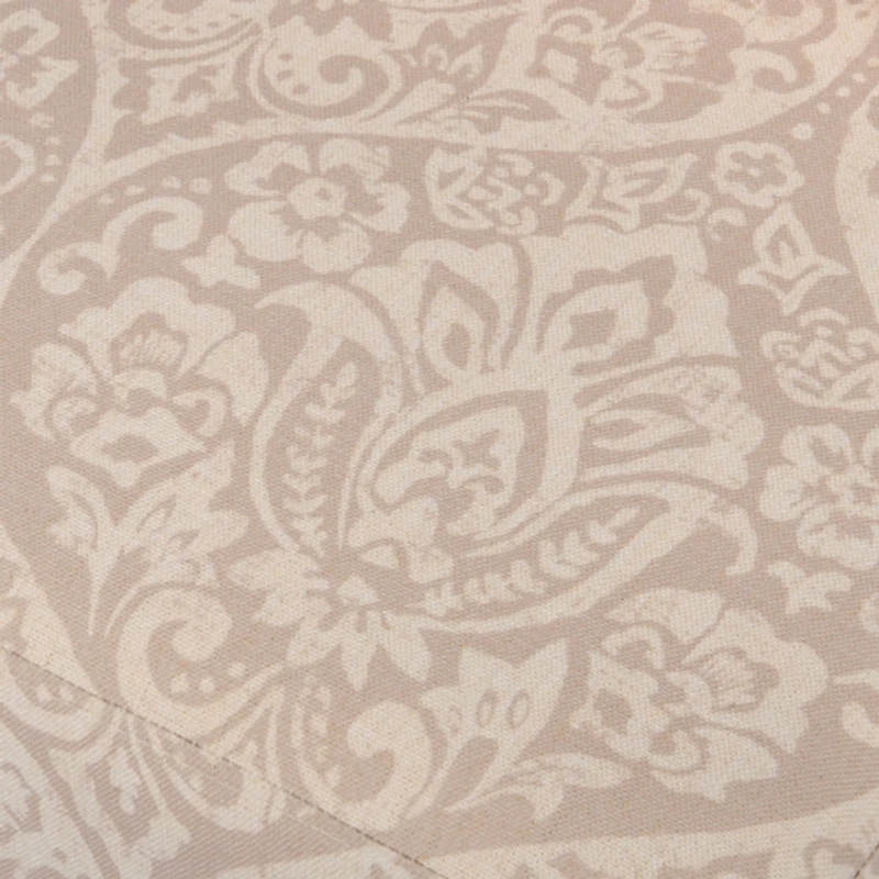 Natural Margaret Medallion Scallop Accent Chair
