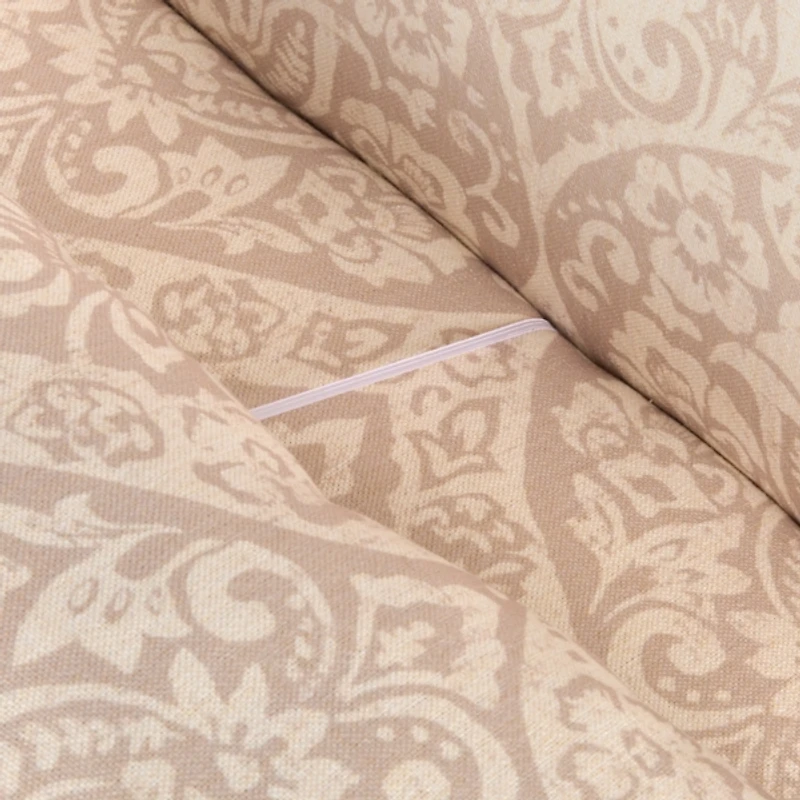 Natural Margaret Medallion Scallop Accent Chair