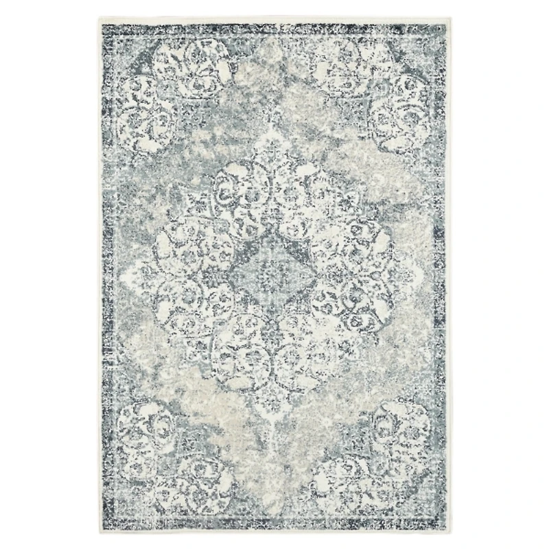 Ivory Allure Classic Medallion Area Rug, 8x11