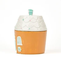 Bright Gingerbread House Cookie Jar
