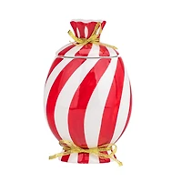 Peppermint Candy Canisters, Set of 2