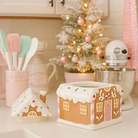 Gingerbread Chalet Christmas Canister