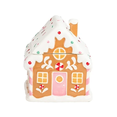 Gingerbread Chalet Christmas Canister