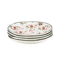 Bella Nutcracker Appetizer Plates, Set of 4