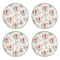 Bella Nutcracker Appetizer Plates, Set of 4
