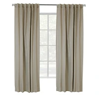 Galati Linen Dual Header Curtain Panel