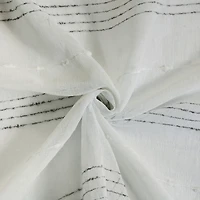 Jasper Sheer White Grommet Curtain Panel