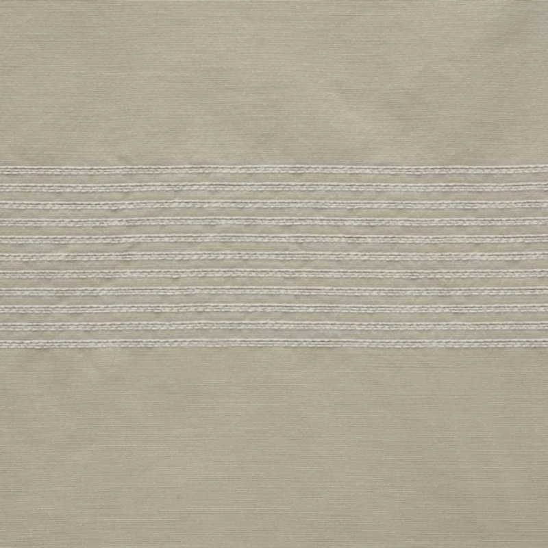Phoebe Stripe Taupe Grommet Curtain Panel, 108 in.