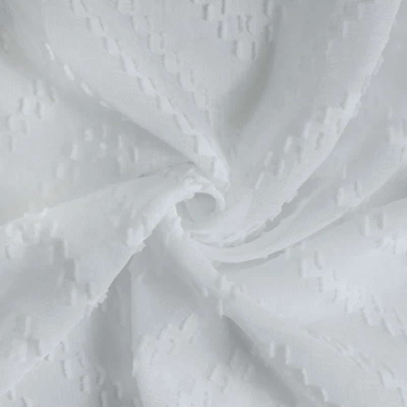 Regina Sheer White Grommet Curtain Panel