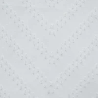 Regina Sheer White Grommet Curtain Panel, 95 in.