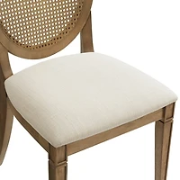 Cane Upholstered Katia Dining Chairs, Set of 2