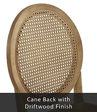 Cane Upholstered Katia Counter Stools, Set of 2