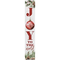 Joy to the World Christmas Ornament Porch Board