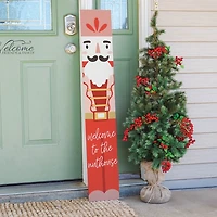 Welcome to the Nuthouse Christmas Porch Board