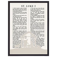 St Luke 2 Nativity Framed Art Print