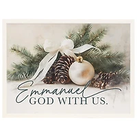 Emmanuel God with Us Framed Art Print
