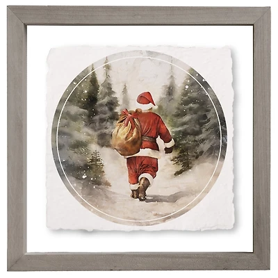 Santa's Journey Framed Art Print