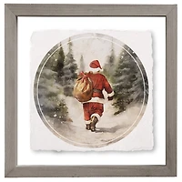 Santa's Journey Framed Art Print