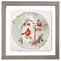 I'll Be Home for Christmas Framed Art Print