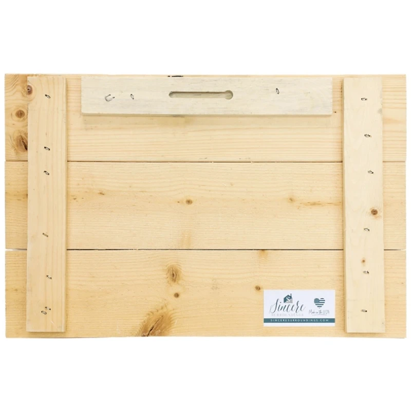 Christmas Highland Cow Wood Wall Art Print