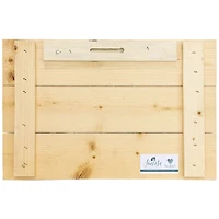 Christmas Highland Cow Wood Wall Art Print